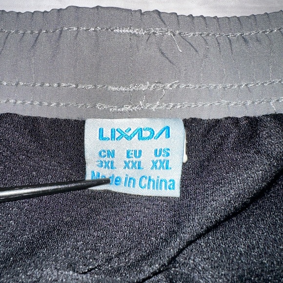 Lixada Women's Lined Gray Running Shorts Size XXL Gym Running Active Shorts - Picture 7 of 8